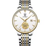 Reloj mecánico automático para hombres impermeable slim belt bow butterfly watch
