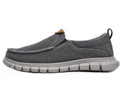 Men's Comfortbale Lightweight Slip-On Loafers Canvas Walking Shoes