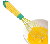 Batidores de cocina para mezclar batidor de globos resistente al calor batidores de huevos de cocina de silicona batidor sin arañazos licuadora mango seguro