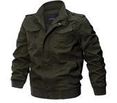Men Casual Cotton Military Bomber Jacket Mens Jackets & Coats Army Men's Slim Fit Pilot Jackets Casacas Para Hombre