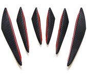 Car Front Bumper Lip Decoration Diffuser for Renault Megane 2 3 Duster Logan Clio 4 3 Laguna 2 Sandero Scenic 2 Captur