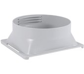 Portable Air Conditioner Exhaust Hose Coupler Window Adapter A/C Unit Tube Connector Parts & Accessories Square to Round