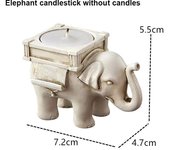Candle Holder Candlesticks For Candles Resin Candleholder Statue Sculptures Dining Table Decorations Living Room African Women