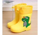 Zapatos de lluvia de los niños de dibujos animados lindo niños y niñas impermeable botas de lluvia bebé niños antideslizante zapatos de agua estudiante zapatos de goma