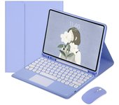 Touchpad Keyboard For Samsung Galaxy Tab S6 Lite 10.4 inch SM-P610/P613/P619 Cover with Pencil Holder Español Ñ Keyboard Funda
