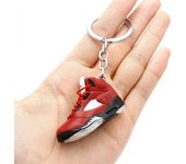 3D Mini 3D Sports Shoes Keychain Basketball Shoes Keychain Finger Skateboard Accessories Men's and Women's Trendy Pendant