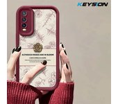 KEYSION Retro Flower Case for VIVO Y20 2021 Y20sG Y20i Y20A Soft Silicone Shockproof Phone Back Cover for VIVO Y12A Y12S Y11S