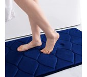 Memory Foam Bath Mat Anti-slip Shower Carpet Soft Foot Pad Decoration Floor Protector Absorbent Quick Dry Bathroom Rug