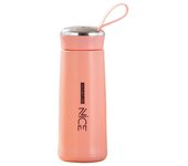 Portable leak proof glass 400ml thermos, stylish water cup, kettle