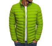 Abrigo de algodón hombre invierno, minimalista elegante, informal moda, cálido.