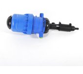 Fertilizer Injector Dispenser w/ Tube Water Powered Chemical Liquid Doser Dispenser Blue Automatic Fertilizer Injector