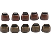 10PCS Cow Horse Sheep Grazing Small Brass Bells,Cowbell Retro Bell for Horse Sheep Grazing Copper,Cow Bells Noise Maker