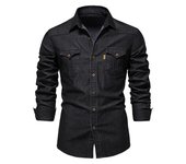 Camisas vaqueras informales para hombre