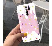 For Redmi 9 Phone Case 6.53 inch Xiaimi Redmi 9 Soft Silicone Phone Cases TPU Back Cover On Capa Redmi9 Cute Bear Cartoon Bumper