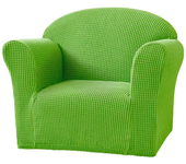 Funda de sofá de tamaño Mini, funda de sofá suave de 1 asiento, funda de sofá elástica de Color sólido, funda de sofá de tamaño Mini para silla de niños