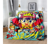 Cute Anime DR S-Slump A-Arale Blanket Super Soft Cartoon kawaii Blanket for Travel Bedding Couch Sofa Bed Blanket Birthday Gift