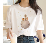 Good Omens t-shirts women funny Japanese top girl streetwear harajuku graphic clothing