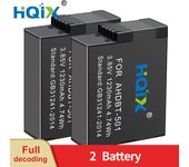 HQIX for Gopro Hero 5 Gopro Hero 6 Gopro Hero 7 Camera AHDBT-501 Dual Battery Charger
