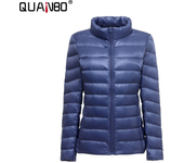 Women Spring Jacket Fashion Short Ultra Lightweight Packable Puffer Coats 15 Colors Female Down Warm Korean Slim Fit Parkas 5XL
