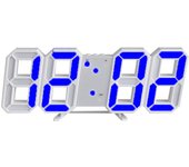Reloj de pared digital para casa dormitorio Salón Despertador luz