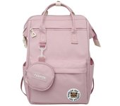 Escuela secundaria, estilo bosque, bolso escolar, mochila, estudiante universitaria, niña, diseño, universidad, mochila