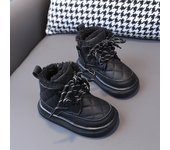 Zapatos de algodón polar Botas de algodón para niños Botas de nieve impermeables Zapatos para bebés y niños pequeños