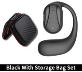 OWS Single Left Ear Air Conduction Wireless Headphone Ear-Hook Open Bluetooth Earphones With HD Mic  Noise Cancelling HiFi Music