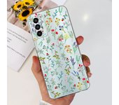 For Samung Galaxy M13 SM-M135F Case Bumper Soft Clear TPU Silicone Back Shell Cover For Samsung M13 M33 M53 5G Flower Ins Capas