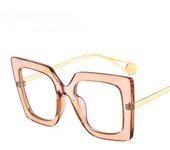 Nuevas gafas de sol de moda, gafas de sol cuadradas grandes para mujeres hermosas europeas, gafas planas de moda al por mayor