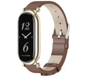 Mi Band 8 9 Leather Strap For MiBand 9 Bracelet Replacement Watchband Mi Smart Band 8 NFC Global Version Wristband
