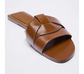 Zapatos planos de punto para mujer, verano