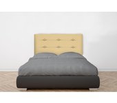 Cabecero de Cama tapizado en para Camas de 90 y 105 (115 x 120 cm) Polipiel Morado
