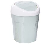 Escritorio creativo mini cubo de basura hogar cocina escritorio con tapa cubo de basura sala de estar almacenamiento de residuos limpieza cubo