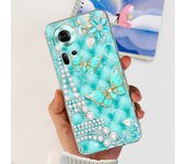 For Oppo Reno11 CPH2599 Case Reno8 T 4G CPH2599 Cover Soft TPU Clear Silicone Bumper Flower Women Fashion Coques Capa Reno 11 5G