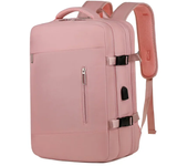 Mochila de viaje de avión expandible para hombres y mujeres, bolsa de equipaje para computadora portátil, bolsas de gran capacidad, mochilas multifuncionales de negocios