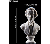 1Piece Nordic Sculpture Greek Mythology Plaster Statue David Resin Figure Portraits Bust Mini Gypsum Drawing Practice Crafts