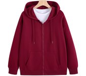 Sudadera con capucha con cremallera para hombre y mujer，Chaqueta suelta de moda，Top con capucha de manga larga para pareja