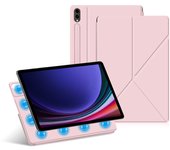 AJIUYU Magnetic Case For Samsung Galaxy Tab S9 Plus S8+ S7 FE 12.4 Inch S9 S8 Ultra 14.6 S7 11 Tablet Deformati Smart Book Cover