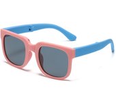 Nuevo marco grande plegable gafas de sol para niños gafas de sol polarizadas para bebés de silicona de moda al por mayor gafas anti-ultravioleta marea