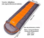 Desert&Fox Camping Sleeping Bag Lightweight 4 Season Warm & Cold Envelope Backpacking Sleeping Bag for Outdoor Traveling Hiking