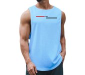 Camiseta sin mangas de malla para hombre, Camiseta holgada transpirable para entrenamiento de trotar, Verano