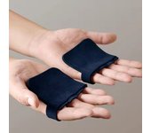 Guantes de elevación de pesas, accesorios de cuero antideslizantes, almohadilla de Palma de cuero de Vaca