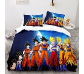 Quilt Cover Japan Anime D-Dragon Bedding Set Ball Z Goku Quilt Cover Pillowcases Otaku Single Double Children Adult Anime Lover Gift