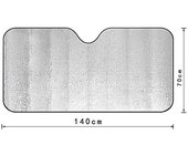Front Car Sun Shade, Metal Car Sun Shade UV Protection Windshield, Truck, SUV, Van Sun Shade (130 x 60 cm)