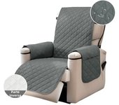 Cubierta De Silla Reclinable Impermeable Y Lavable Para Niños Y Mascotas Con Cinturones Elásticos Protector De Muebles