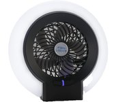 Lámpara Multifuncional Impermeable Para Acampar Con Ventilador Recargable Y Luces LED Portátil Para Mercados Al Aire Libre Y Exhibiciones