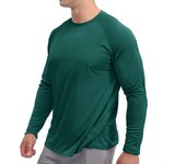 Men's UPF 50+ Rash Guard Long Sleeve Athletic T-shirts