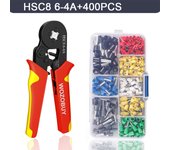 Tube Terminal Crimping Tools Ferrule Crimping Pliers HSC8 6-4 0.25-10mm² 23-7AWG 6-6 0.25-6mm² Electrician Clamp Sets Wire Tips