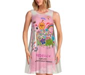 Customized Cool K-Karol Singer G Women's Sleeveless Sun Skirt Casual Bag Beach Travel Set