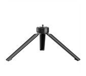 TELESIN Aluminum Alloy Collapsible Tripod with 1/4 Screw Hand Strap for GoPro Hero 12 11 10 9 8 7 6 Insta360 Osmo Action Camera